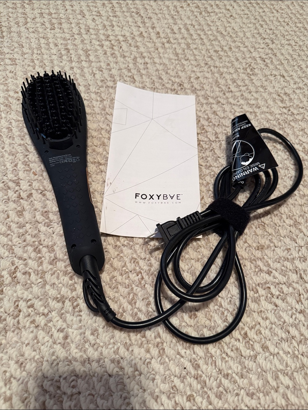 Hair Straightener Brush
